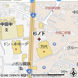 仙台産業展示館周辺の地図