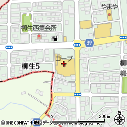 フジカラーパレットプラザみやぎ生協柳生店周辺の地図