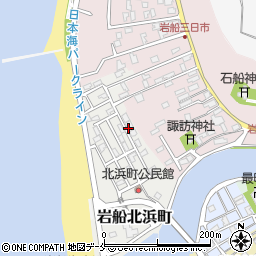 新潟県村上市岩船北浜町周辺の地図