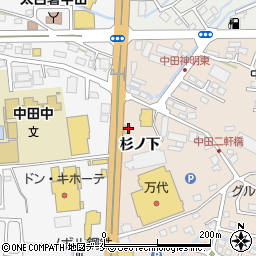 宮城県仙台市太白区中田町杉ノ下11周辺の地図