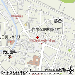 仙台市東四郎丸市営住宅周辺の地図