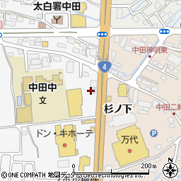 ラーメンビリー南仙台店周辺の地図