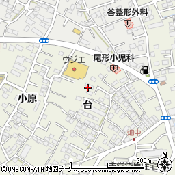 宮城県仙台市太白区袋原（台）周辺の地図