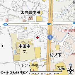 仙南交通株式会社周辺の地図