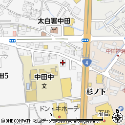 ＮＴＴ東日本中田交換所周辺の地図
