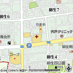 ダイシン柳生店改善館周辺の地図