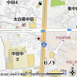 仙台中田斎場清月記周辺の地図