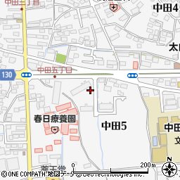 南仙台駅東公園周辺の地図