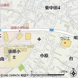 宮城県仙台市太白区袋原小原周辺の地図