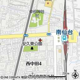 セブンイレブン南仙台駅前店周辺の地図