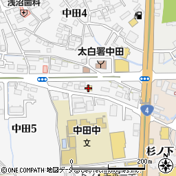 デイリーヤマザキ南仙台店周辺の地図