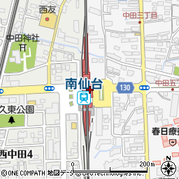 ニューデイズ南仙台駅店周辺の地図