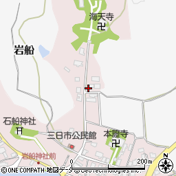 新潟県村上市岩船三日市周辺の地図