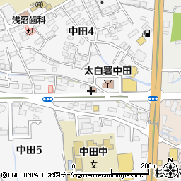 仙台中田郵便局 ＡＴＭ周辺の地図