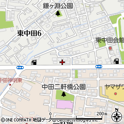 ヤクルト宮城中央販売株式会社　中田センター周辺の地図