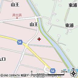 宮城県仙台市若林区二木新原周辺の地図