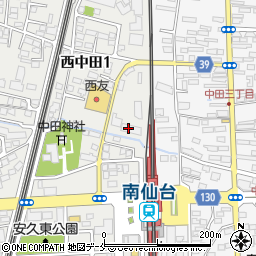 ライオンズマンション南仙台管理室周辺の地図