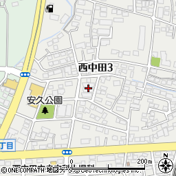 宮城県仙台市太白区西中田3丁目16周辺の地図