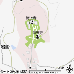 海天寺周辺の地図
