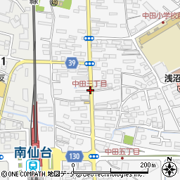 中田三丁目 仙台市 バス停 の住所 地図 マピオン電話帳