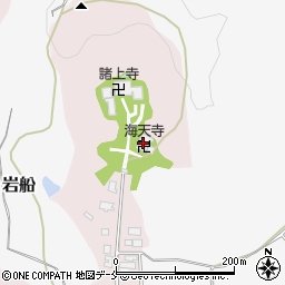 海天寺周辺の地図