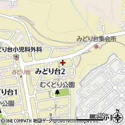 宮城県名取市みどり台周辺の地図