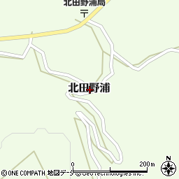 新潟県佐渡市北田野浦周辺の地図