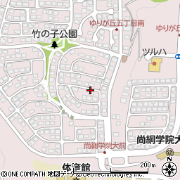 宮城県名取市ゆりが丘周辺の地図
