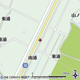 宮城県仙台市若林区井土南浦周辺の地図
