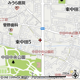 パティオール東中田参番館周辺の地図