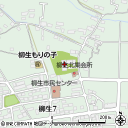 宮城県仙台市太白区柳生北78周辺の地図