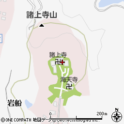 諸上寺周辺の地図