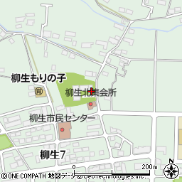 宮城県仙台市太白区柳生北76周辺の地図