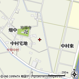 宮城県仙台市若林区今泉中村東周辺の地図