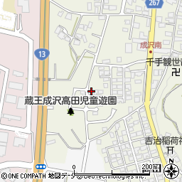 山形県山形市蔵王成沢2936-8周辺の地図