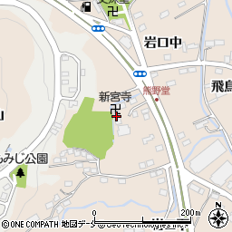 新宮寺周辺の地図
