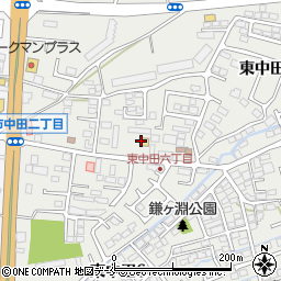 ローソン仙台東中田店周辺の地図