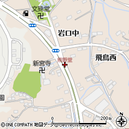 熊野堂周辺の地図