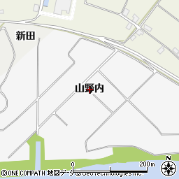 宮城県仙台市若林区四郎丸山野内周辺の地図