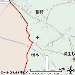 宮城県仙台市太白区柳生稲荷周辺の地図