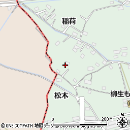 宮城県仙台市太白区柳生（稲荷）周辺の地図