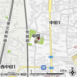 中田幼稚園周辺の地図