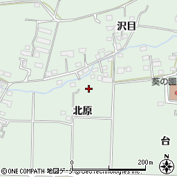 宮城県仙台市太白区柳生北原周辺の地図