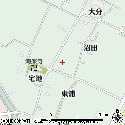 宮城県仙台市若林区井土宅地周辺の地図
