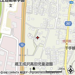 山形県山形市蔵王成沢742-1周辺の地図