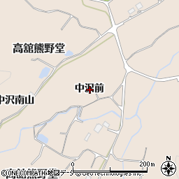 宮城県名取市高舘熊野堂中沢前周辺の地図
