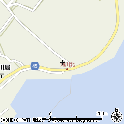 新潟県佐渡市浦川302周辺の地図