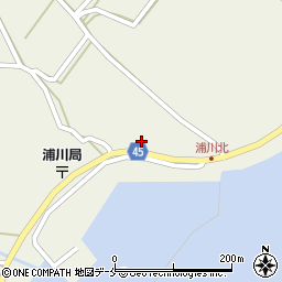 新潟県佐渡市浦川324周辺の地図