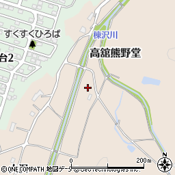 宮城県名取市高舘熊野堂（大沢中）周辺の地図