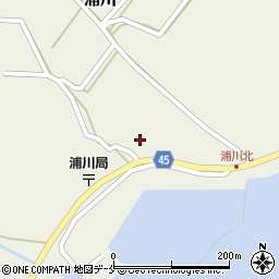 新潟県佐渡市浦川328周辺の地図